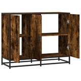 vidaXL Dressoir 94x35x76 cm bewerkt hout zwart