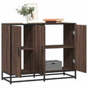 vidaXL Dressoir 94x35x76 cm bewerkt hout zwart