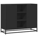 vidaXL Sideboard 92x35x76 cm engineered wood black