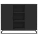 vidaXL Sideboard 92x35x76 cm engineered wood black