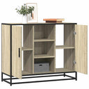 vidaXL Sideboard 92x35x76 cm engineered wood black