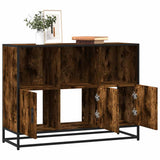 vidaXL Dressoir 100x35x76 cm bewerkt hout zwart