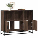 vidaXL Dressoir 100x35x76 cm bewerkt hout zwart