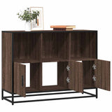 vidaXL Dressoir 100x35x76 cm bewerkt hout zwart