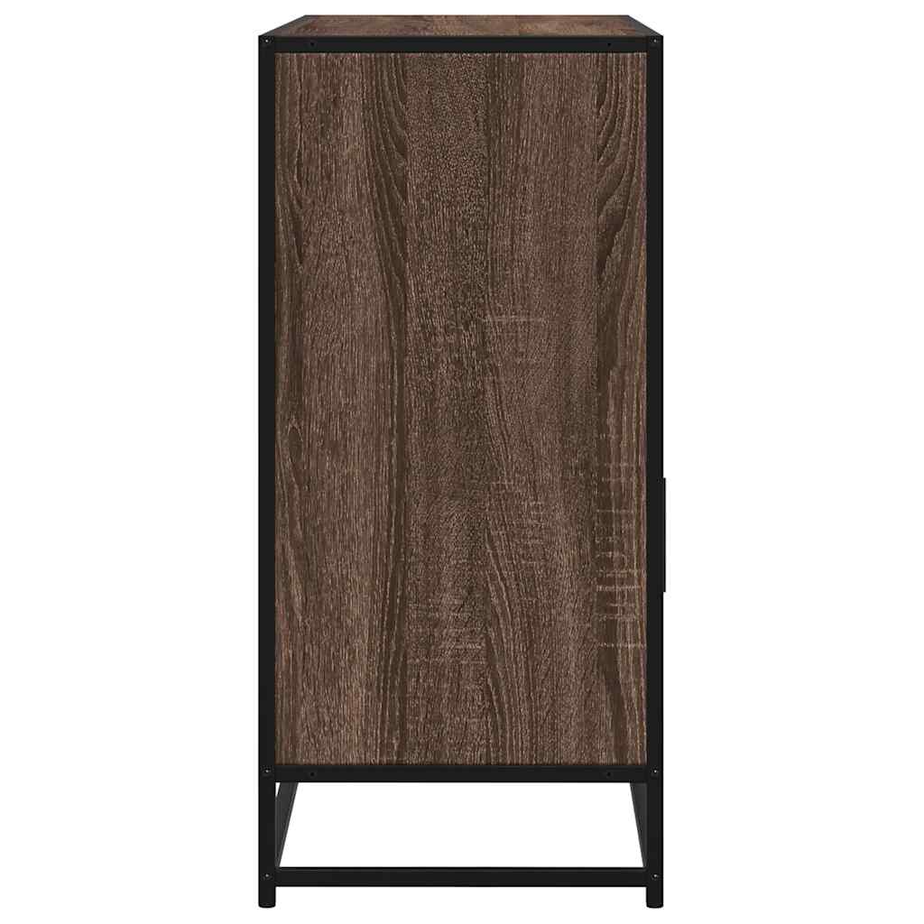 vidaXL Dressoir 100x35x76 cm bewerkt hout zwart