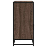 vidaXL Dressoir 100x35x76 cm bewerkt hout zwart