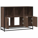 vidaXL Dressoir 100x35x76 cm bewerkt hout zwart
