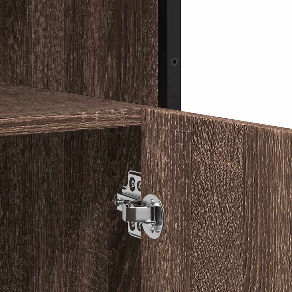 vidaXL Dressoir 100x35x76 cm bewerkt hout zwart