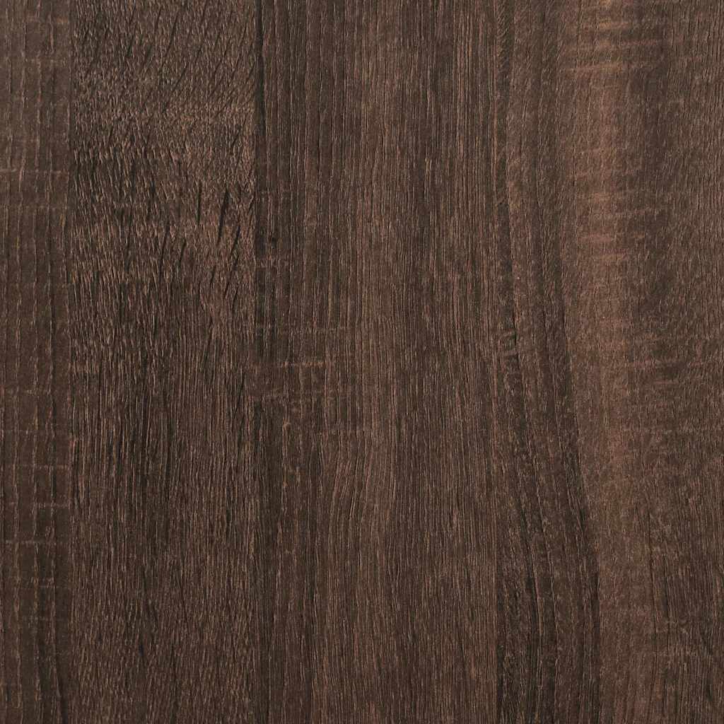 vidaXL Tall cabinet 35.5x35x139 cm engineered wood and metal grey Sonoma