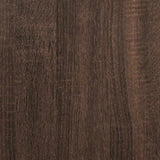 vidaXL Tall cabinet 35.5x35x139 cm engineered wood and metal grey Sonoma