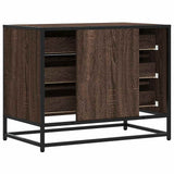 vidaXL Ladekast 70x41x56 cm bewerkt hout zwart