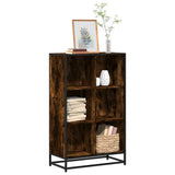 vidaXL Boekenkast 97,5x33x107,5 cm bewerkt hout en metaal zwart
