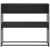 vidaXL Wandtafel 90x35x80 cm bewerkt hout zwart
