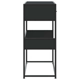 vidaXL Wandtafel 90x35x80 cm bewerkt hout zwart