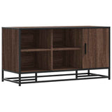 vidaXL Schoenenbank 100x40x53,5 cm bewerkt hout en metaal zwart