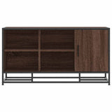 vidaXL Schoenenbank 100x40x53,5 cm bewerkt hout en metaal zwart