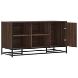 vidaXL Schoenenbank 100x40x53,5 cm bewerkt hout en metaal zwart