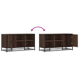 vidaXL Schoenenbank 100x40x53,5 cm bewerkt hout en metaal zwart