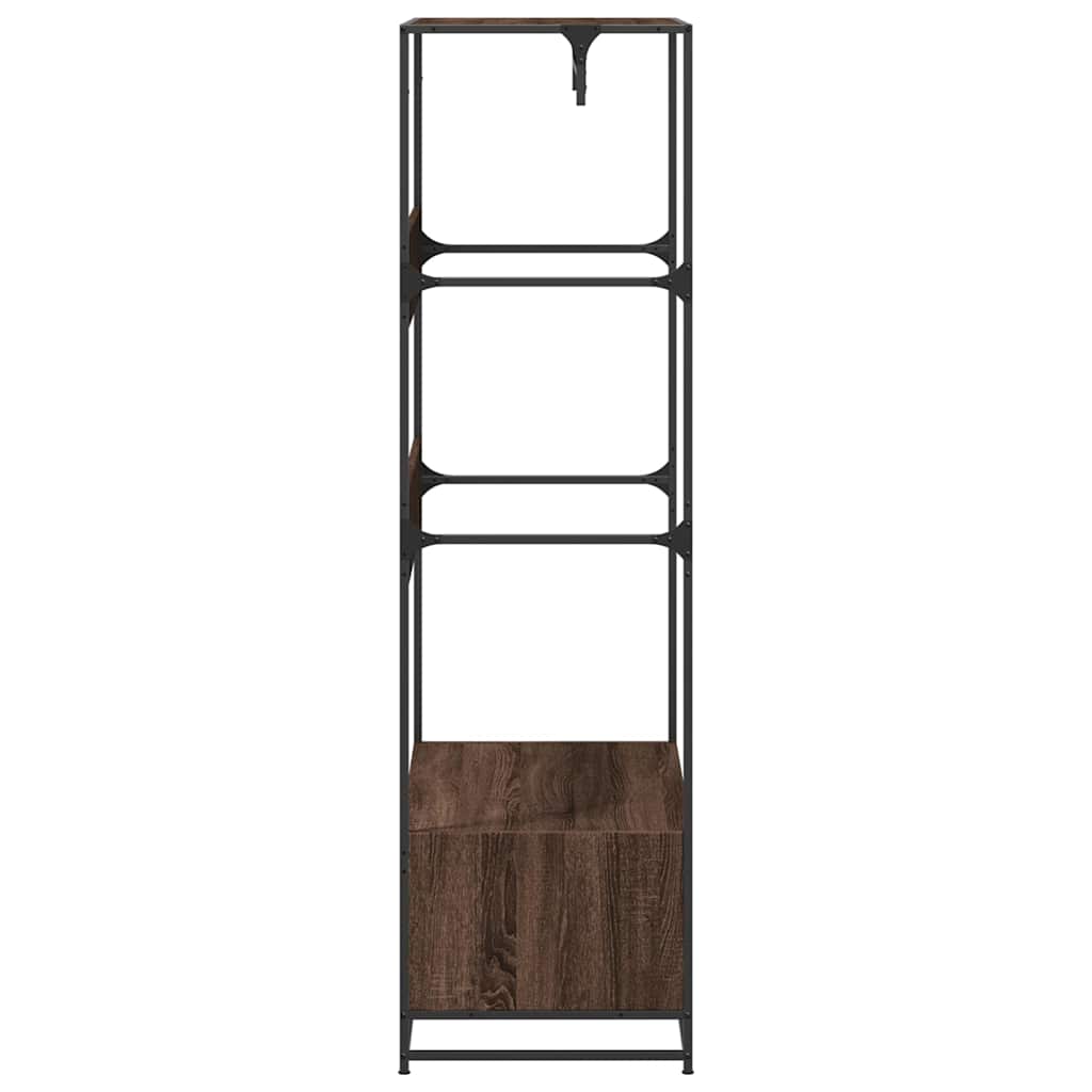 vidaXL Kledingkast 90x50x180 cm bewerkt hout zwart
