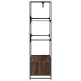 vidaXL Kledingkast 90x50x180 cm bewerkt hout zwart