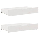 vidaXL Under-bed drawers 2 pcs with wheels 95x55x17 cm solid pine wood