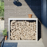 vidaXL Haardhoutrek 100x40x100 cm staal zwart