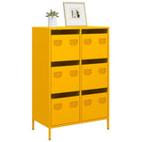 vidaXL Hoge kast 68x39x101,5 cm staal zwart