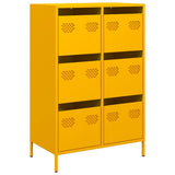 vidaXL Hoge kast 68x39x101,5 cm staal zwart