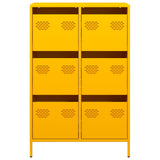 vidaXL Hoge kast 68x39x101,5 cm staal zwart