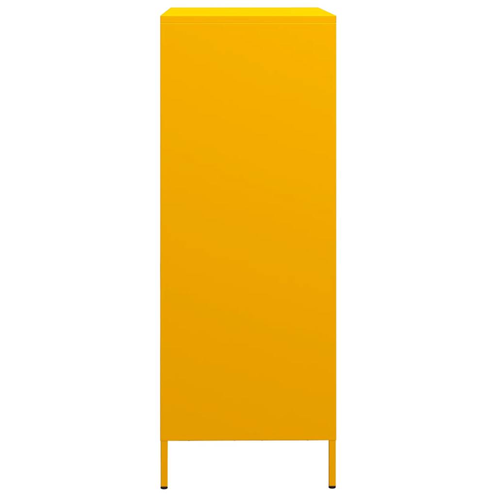 vidaXL Hoge kast 68x39x101,5 cm staal zwart