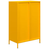 vidaXL Hoge kast 68x39x101,5 cm staal zwart