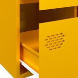 vidaXL Hoge kast 68x39x101,5 cm staal zwart