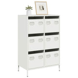 vidaXL Hoge kast 68x39x101,5 cm staal zwart