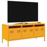 vidaXL TV Cabinet 101.5x39x43.5 cm Cold Rolled Steel Black