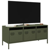 vidaXL TV Cabinet 101.5x39x43.5 cm Cold Rolled Steel Black