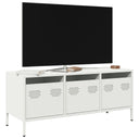vidaXL TV Cabinet 101.5x39x43.5 cm Cold Rolled Steel Black