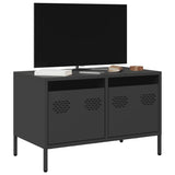 vidaXL TV Cabinet 101.5x39x43.5 cm Cold Rolled Steel Black