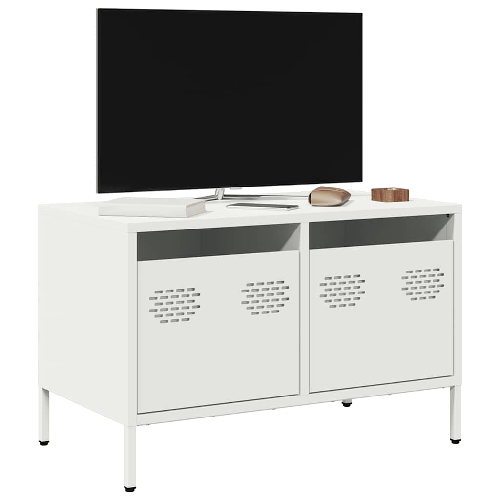 vidaXL TV Cabinet 101.5x39x43.5 cm Cold Rolled Steel Black