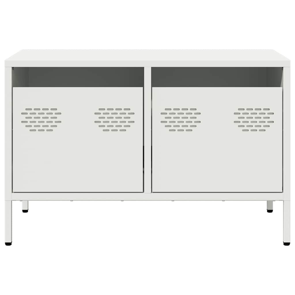 vidaXL TV Cabinet 101.5x39x43.5 cm Cold Rolled Steel Black