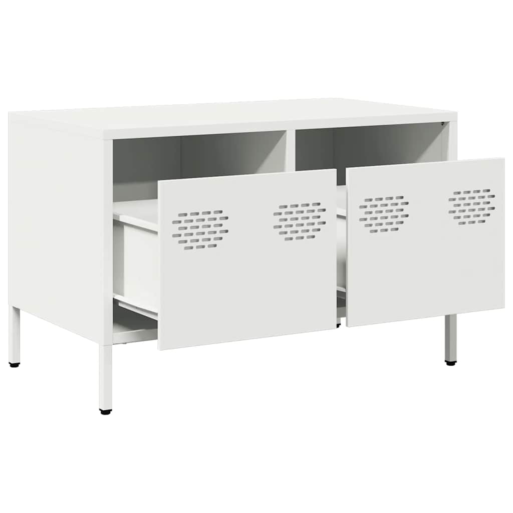 vidaXL TV Cabinet 101.5x39x43.5 cm Cold Rolled Steel Black