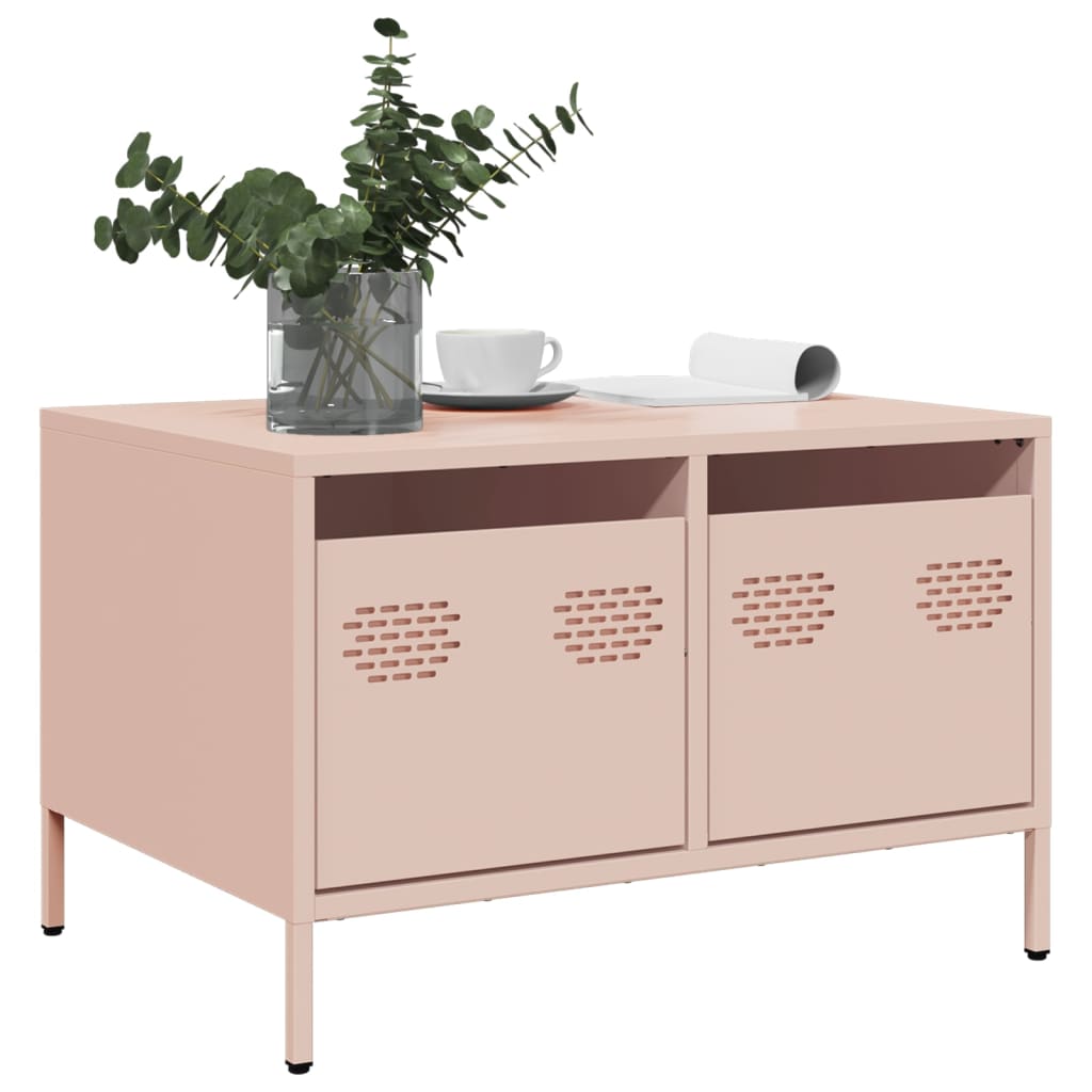 vidaXL Tv-meubel 68x50x43,5 cm koudgewalst staal zwart