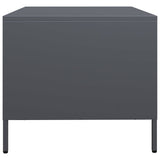 vidaXL Tv-meubel 68x50x43,5 cm koudgewalst staal zwart