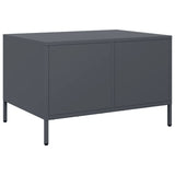 vidaXL Tv-meubel 68x50x43,5 cm koudgewalst staal zwart