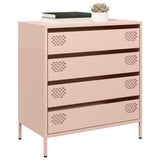 vidaXL Sideboard 68x39x73.5 cm cold-rolled steel black