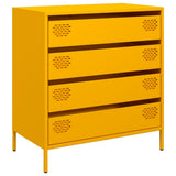 vidaXL Sideboard 68x39x73.5 cm cold-rolled steel black