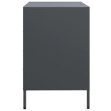 vidaXL Dressoir 68x39x58,5 cm koudgewalst staal zwart