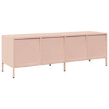vidaXL TV Cabinet 202x39x43.5 cm Cold Rolled Steel Black