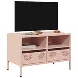 vidaXL TV Cabinet 202x39x43.5 cm Cold-Rolled Steel Black