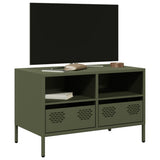 vidaXL TV Cabinet 202x39x43.5 cm Cold-Rolled Steel Black