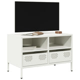 vidaXL TV Cabinet 202x39x43.5 cm Cold-Rolled Steel Black